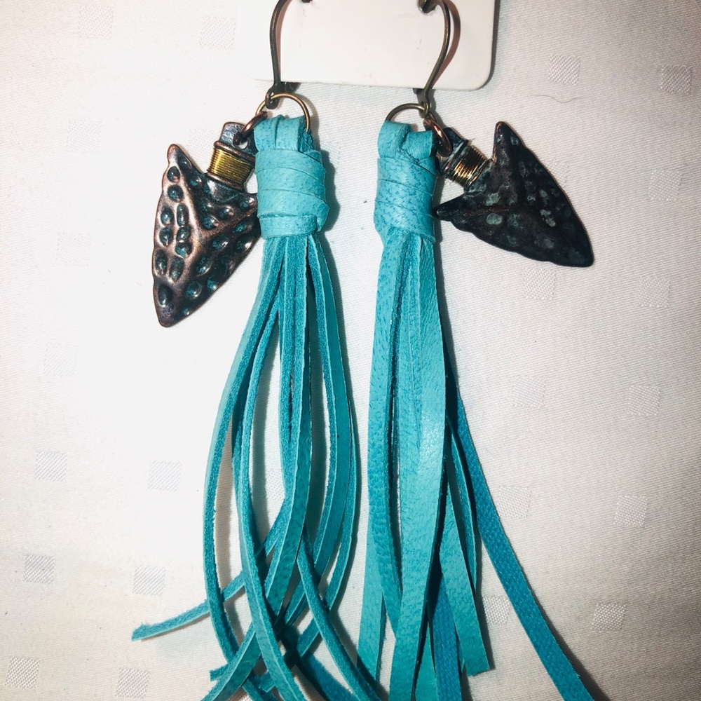 Handmade Leather Earrings